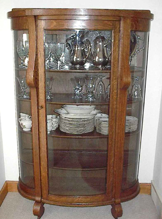 This is the traditional version of the china cabinet. Fred Taylor photo.