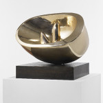 Barbara Hepworth, ‘Oval with Two Forms,’ 1971, United Kingdom, 1972, cast bronze, 13 inches high by 15 1/2 inches wide, signed, dated and numbered to base 'Barbara Hepworth 1971 1/9,' no. 1 from the edition of 9, est. $100,000-$150,000. Image courtesy of Wright.