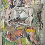 Willem de Kooning (American, born The Netherlands, 1904-1997).  Woman, I. 1950–52.  Oil on canvas. 6' 3 7/8" x 58" (192.7 x 147.3 cm).  The Museum of Modern Art, New York. Purchase. © 2010 The Willem de Kooning Foundation / Artists Rights Society (ARS), New York