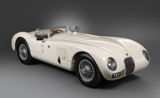 1952 Jaguar C-Type, estimate $1.9M-$2.4M. Image courtesy of RM Auctions and LiveAuctioneers.com.