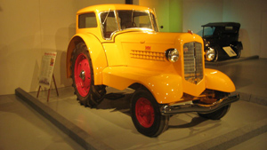 Minneapolis Moline pioneered closed-cab tractors. This 1938 model is in a Saskatchewan museum. Image courtesy of Wikimedia Commons.