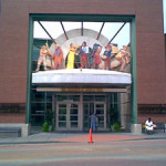 Entrance to the Kansas City building that houses both the Negro League Baseball Museum and the American Jazz Museum. Aug. 1, 2007 photo by SakuraAvalon86. Licensed through Wikimedia Commons under the Creative Commons Attribution-Share Alike 2.5 Generic, 2.0 Generic and 1.0 Generic licenses.