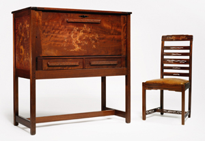 Sotheby S Sale Features Pratt Desk And Chair By Greene Greene