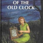 Cover art for front of 1966 (revised) book The Secret of the Old Clock, by Carolyn Keene, art by Rudy Nappi, published by Grosset & Dunlap. Fair use of copyrighted image obtained through Wikipedia.