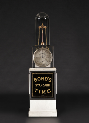William Bond & Son, Boston, 1868, made the Bond Shop Astronomical Regulator No. 396 for use in their shop window. It is in excellent mechanical condition and is expected to sell from $300,000-$500,000. Image courtesy of Skinner Inc.