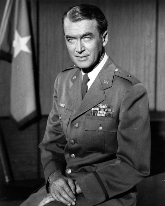 Brig. Gen. James M. Stewart, USAF Reserve, circa 1960. Image courtesy of Wikimedia Commons.