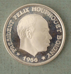 Ivory Coast Ten Francs 1966 Silver Proof Coin Est. $100-$150