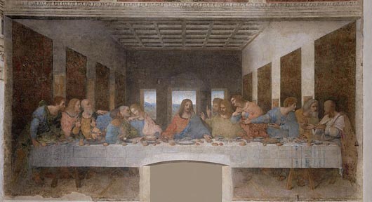 Leonardo da Vinci (Italian, 1495-1498 A.D.), The Last Supper.