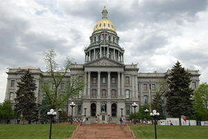 The Colorado State Capitol in Denver. May 14, 2007 photo by Druffeler. Licensed under the Creative Commons Attribution-Share Alike 3.0 Unported license.