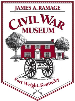 Official logo for the James A. Ramage Civil War Museum, Fort Wright, Kentucky.