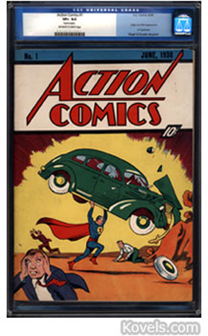 Action Comics No. 1. Image courtesy of ComicConnect.