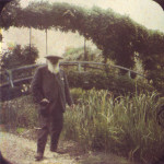 Claude Monet in his gardens, circa 1917. Image courtesy of Wikimedia Commons.