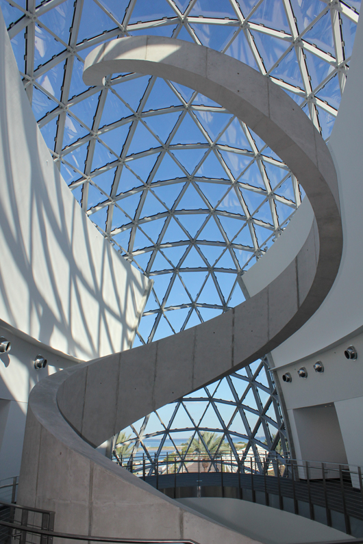 The newly opened Dali Museum in St. Petersburg, Florida. Photo by Michael Dupre, image courtesy of The Dali Museum.