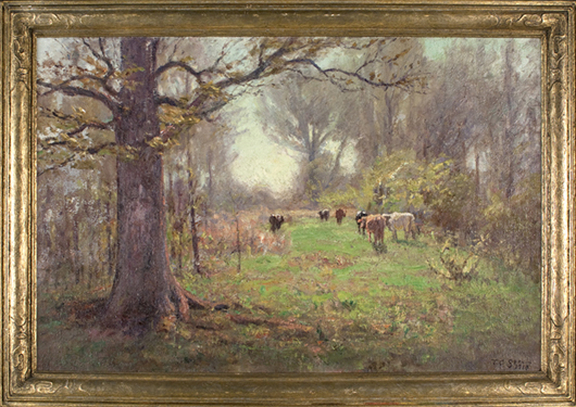 ‘Spring in the Orchard’ by T.C. Steele. Collection of the Indiana State Museum and Historic Sites.