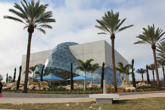 The newly opened Dali Museum in St. Petersburg, Florida. Photo by Michael Dupre, image courtesy of The Dali Museum.