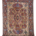 This desirable Serapi carpet, late 19th century, is expected to achieve $18,000 to $25,000. Image courtesy of Clars Auction Gallery.