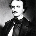 Edgar Allan Poe in an 1860s portrait by Oscar Halling from a daguerreotype. Image courtesy of Wikimedia Commons.