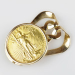 Gold money clip. Morton Kuehnert image.