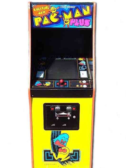 Pac-Man Plus video game, 1980s, sold for $525 (hammer) in Dirk Soulis' Nov. 5, 2005 auction. Image courtesy of LiveAuctioneers.com Archive and Dirk Soulis Auctions.