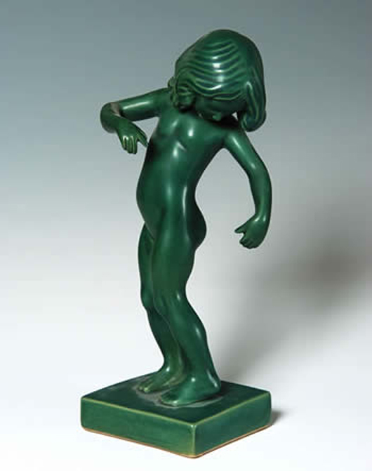 Kai Nielsen figure, ‘Venus Kalipygos.’ Estimate: $200-$300. Image courtesy of S.B. & Co. Auctioneers.
