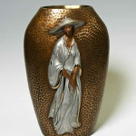 Signed Erte' vase. Estimate: Estimate: $1,500-2,500. Image courtesy of S.B. & Co. Auctioneers.