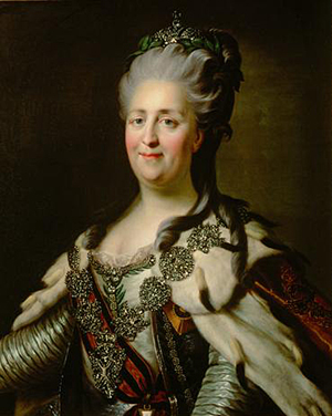 One of the documents returned to Russia was an 18th-century decree by Empress Catherine the Great. Image courtesy of Wikimedia Commons.