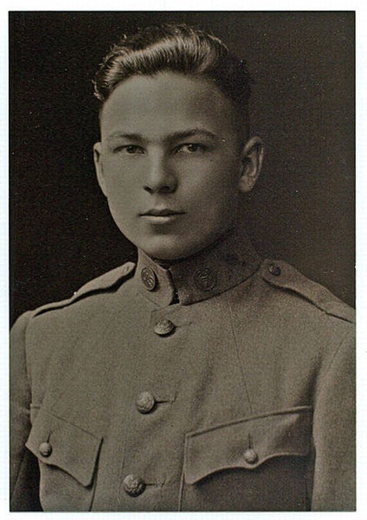 Frank Woodruff Buckles, last surviving U.S. veteran of World War I, in a picture taken in 1917, at age 16. At the time the photo was taken, Buckles was a corporal. 