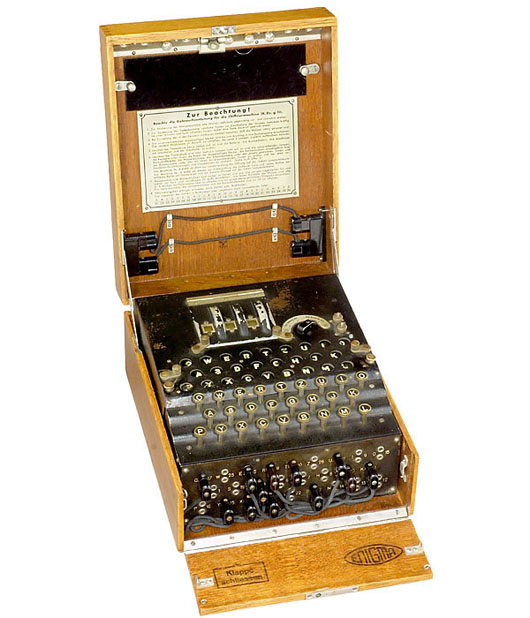British computer pioneer Alan Turing was instrumental in cracking Nazi Germany’s secret codes set by their famous Enigma cipher machine. Image courtesy of LiveAuctioneers and Auction Team Breker.