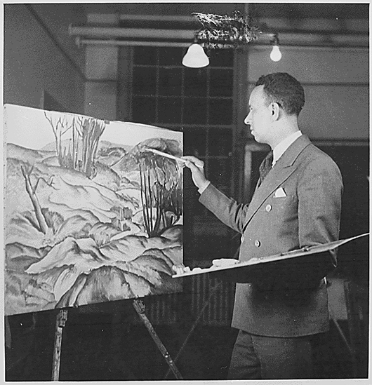 Born in Cairo, Ill., Hale Woodruff studied at the John Herron Art Institute in Indianapolis and at Harvard University. Image courtesy of Wikimedia Commons.