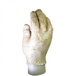 Michael Jackson personally worn and owned white sequined glove from the Thriller era, circa 1982. It is in excellent condition and carries a $50,000-$60,000 estimate. Image courtesy of Premiere Props.