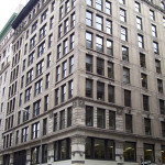 Triangle Shirtwaist Co. occupied the top three floors of what is now the Brown Building at 23-29 Washington Place in Manhattan. The 1900 neo-Renaissance style building has been designated a National Historic Landmark. This file is licensed under the Creative Commons Attribution-Share Alike 3.0 Unported, 2.5 Generic, 2.0 Generic and 1.0 Generic license.