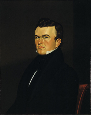 A self-portrait by George Caleb Bingham, painted 1834-35. Image courtesy of Wikimedia Commons.