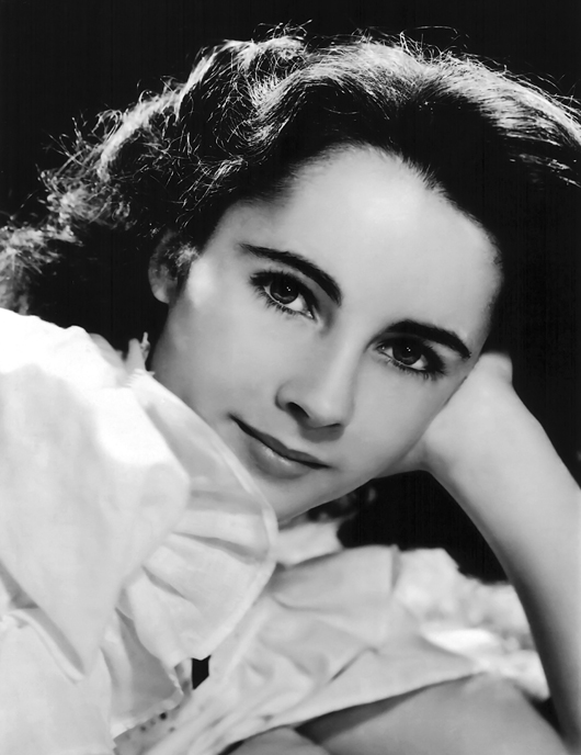 Elizabeth Taylor in an undated studio publicity photo. Image courtesy of Wikimedia Commons.