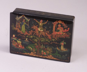 Palekh lacquered box a hard sell in post-communist Russia