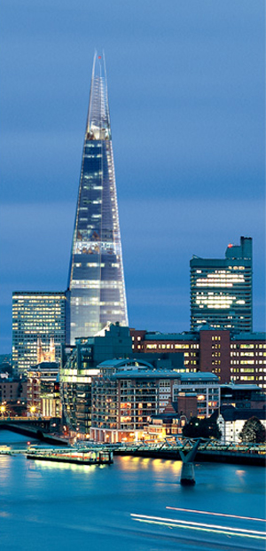 Conceptual image of how Shard London Bridge will look upon its completion. Fair use of copyrighted image included in a press kit. Courtesy of Wikipedia.