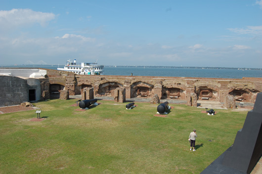 The Confederacy attacked Fort Sumter on Friday, April 12, 1861 at 4:30 a.m., marking the start of the Civil War. The site located in Charleston Harbor in South Carolina is a national monument. This work is licensed under the Creative Commons Attribution-ShareAlike 3.0 License.