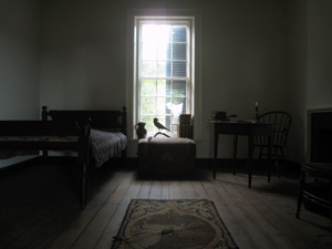 Edgar Allan Poe’s room is one of the most visited sites at the University of Virginia. This file is licensed under the Creative Commons Attribution 2.0 Generic license.