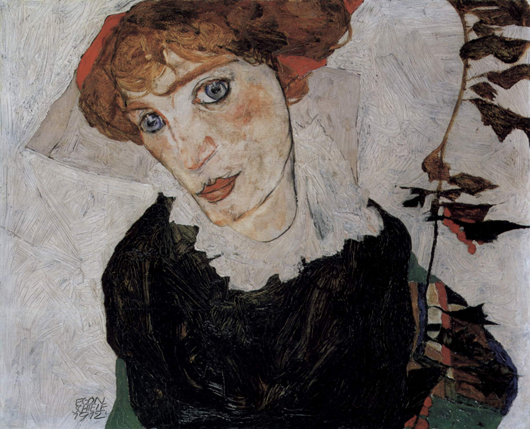 The Leopold Museum of Vienna's prized Egon Schiele (Austrian, 1890-1918) painting Portrait of Wally, 1912. Image source: The Yorck Project.