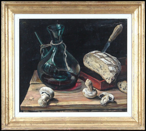 Mariano Andreu (Spanish, 1888-1976), still life, 1956, 14 1/2 inches x 16 3/4 inches, signed and dated, estimate $4,000-$6,000. Image courtesy of Clark's Fine Art & Auctioneers.