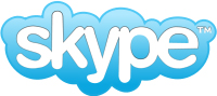 Copyrighted and trademarked corporate logo for Skype Limited.
