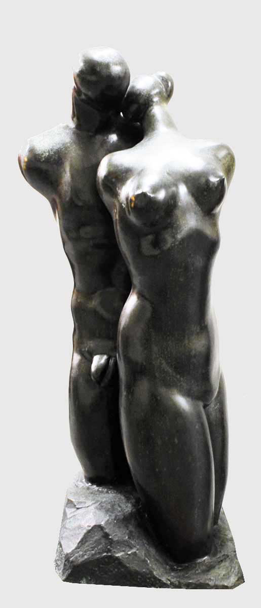 Manuel Carbonell (b. 1918), bronze, signed, marked No. 3/8, dated ‘91,’ 36 inches high. Auction Gallery of the Palm Beaches.