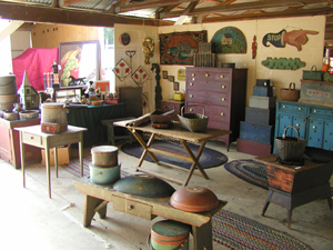Fourteen additional dealers will set up inside a new pavilion at the June Festival of Antiques at the Gloucester County 4-H fairgrounds in Mullica Hills, N.J. Image courtesy of the June Festival of Antiques.
