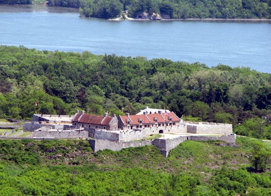  View of Fort Ticonderoga from Mount Defiance. Image courtesy of Wikimedia Commons.