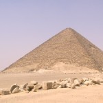 The Pyramid of Snofru in southern Egypt retains a significant proportion of its original smooth outer limestone casing. This work is licensed under the Creative Commons Attribution-ShareAlike 3.0 License.