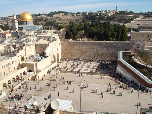 The Western Wall, located in the Old City of Jerusalem at the foot of the western side of the Temple Mount, is one of the most sacred sites in Judaism. This file is licensed under the Creative Commons Attribution-Share Alike 3.0 Unported, 2.5 Generic, 2.0 Generic and 1.0 Generic license.