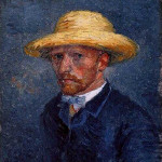 Long thought to be a self-portrait by Vincent van Gogh, this oil on pasteboard work depicts the artist’s younger brother Theo. Image courtesy of Wikimedia Commons.