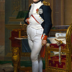 Jacques-Louis David (1748-1825), The Emperor Napoleon in his study at the Tuileries, 1812, in the collection of the National Gallery of Art, Washington, D.C.