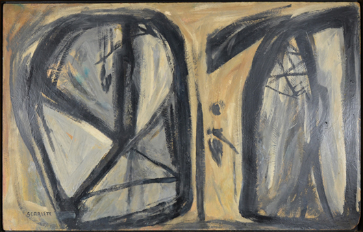 Rolph Scarlett (American, 1889-1984), Abstract Composition, est. $16,000-$24,000. Trinity International image.