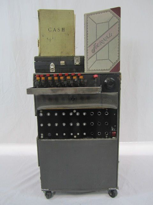 Circa-1953 prototype sound device known as LaffBox, invented by CBS sound engineer Charles Rolland Douglass; produced canned audience laughter and applause for more than 20,000 TV shows, sports events and beauty pagents. Don Presley Auctions image.