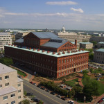 The National Building Museum is housed in the former Pension Bureau building, a brick structure completed in 1887. Image courtesy of Wikimedia Commons.